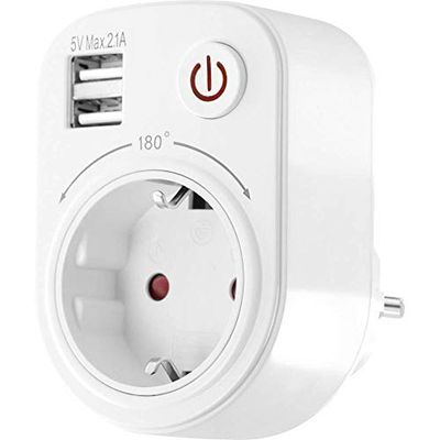 LEDmaxx 106649 Presa intermedia con USB