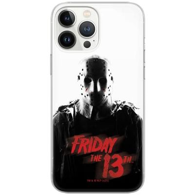 ERT GROUP mobiltelefonfodral för Iphone 13 PRO MAX originalt och officiellt licensierat Horror mönster Friday the 13th 014 anpassad till formen på mobiltelefonen, fodral tillverkad av TPU-plast