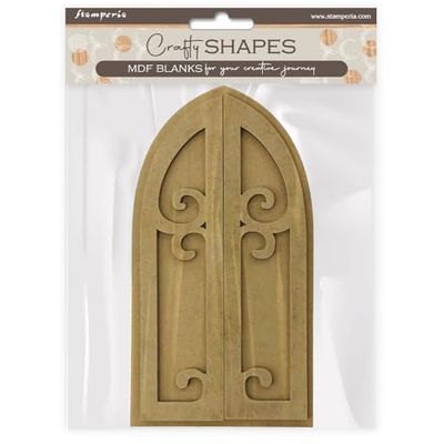 Stamperia - Crafty Shapes for Scrapbooks, Albums, Cards, Bullet Journals and More, Decorate with Papers and Paint, Perfect for Hobbies, Crafts, and Gifting (Master of Magic, Window)