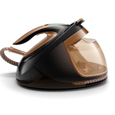 Philips Perfect Care Elite Plus stoomstrijkijzer, 2700 W, DynamiQ-sensor, 8 bar, 1,8 liter, koper/zwart (GC9682/80)