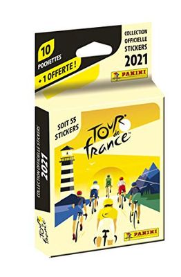 Panini Frankrijk SA-Tour DE France 2021 Blister 10+1 gratis, 004190KBF11