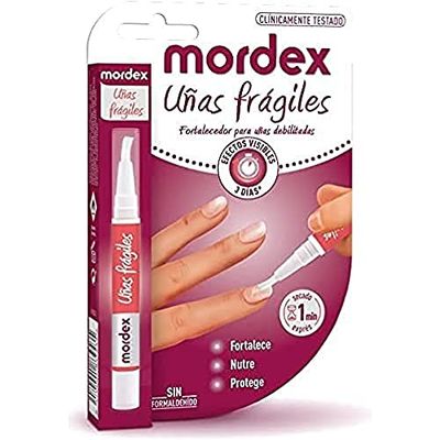 Mordex - Klejka do delikatnych paznokci - Zabieg Wzmocniający, Odżywiania i Chronienia Paznokci - 2 ml Stick z wbudowanym pędzlem