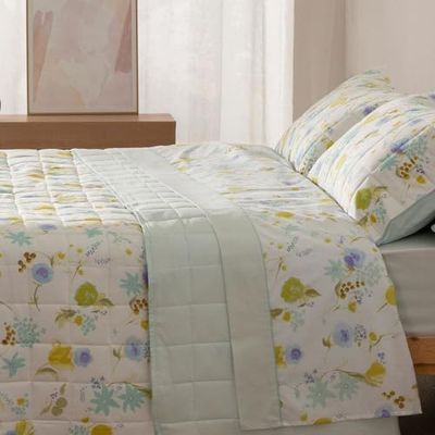 Burrito Blanco | Copriletto Boutí | Letto da 150 a 160 cm. (+misure disponibili) | Design 140 | Colore verde (150-160x190/200cm.)
