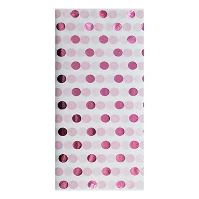 Clairefontaine – 20910-WC – Tissue paper - Pack of 6 folded sheets - Dimensions: 50x70cm - Pattern: White, Foil Pink - Gift wrapping, Gift personalization, Creative hobbies