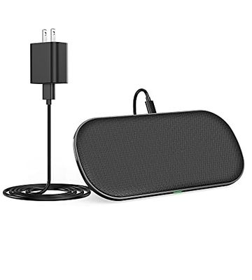 Draadloze oplader, 7,5 W/10 W, Qi-Qi-snellader met oplader 3.0, 5 spoelen voor Airpods 2, iPhone 11/11Pro/SE 2/XR/XS/X/8, Galaxy Note 10/S20/S10/S9/S8 en geschikt voor telefoons