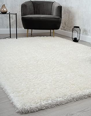 MIA's 80123 60-Cream 120x160 Teppiche Tapijten Fiona tapijt woonkamer, slaapkamer crème 120x160 cm hoogpolig, 80123 60-crème 120x160