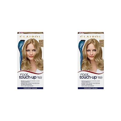 Clairol Root Touch-Up Permanent Hair Dye, 8.5A Medium Champagne Blonde (Pack of 2)