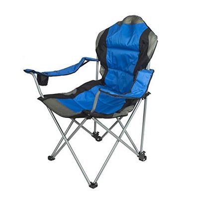 CREVICOSTA QUALITY MARK MARCAS DE CALIDAD - Sandwich 2304 - Sillón de Tela Plegable para Camping y Playa (Azul)