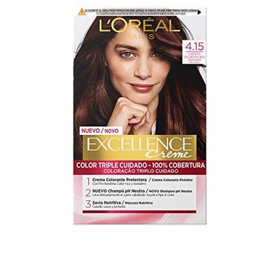 Excellence Creme Tinte 4.15-Castaño Oscuro Helado