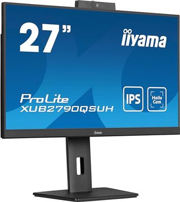 Iiyama ProLite XUB2790QSUH-B1 27" LED IPS QHD 100Hz USB-C Webcam