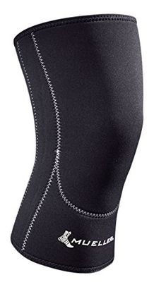MUELLER Closed Patella Knee Sleeve, LG,Black