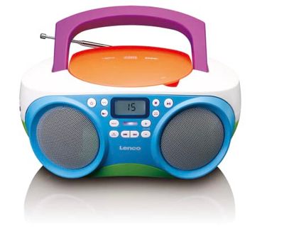 Lenco SCD de 41 – Rádio portátil com CD, MP3, USB, Aux-In