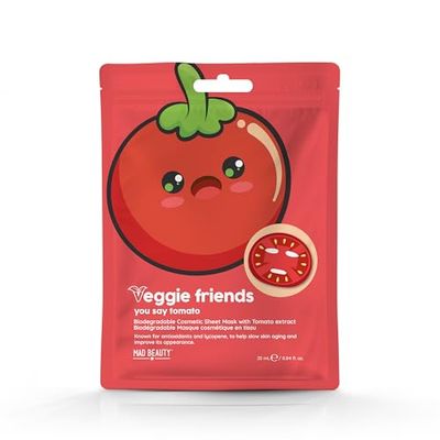 Mad Beauty. Maques Superfood Sheet Face Mask - Tomato