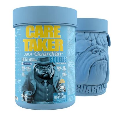 ZOOMAD LABS - Caretaker Squeeze, Suplemento Deportivo para Deportistas, con Aminoácidos, Diurético, con Efecto Drenante y Depurativo, Eliminación Líquidos - 345 gr, Sabor Cool Lemon