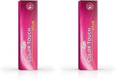 Wella Colour Touch Plus Semi Permanent Colour, No. 55/07 Light Brown Intense Natural Brown, 60 ml (Pack of 2)