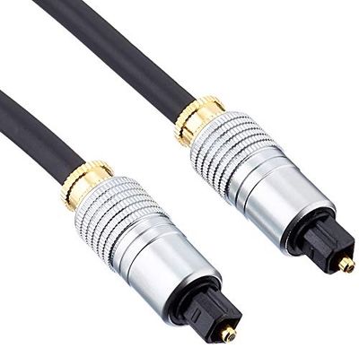 Pro Signal PSG02865 TOSLink Optische Audio Lood met Metalen behuizing, 5m, Zwart