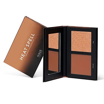Haus Laboratories By Lady Gaga Heat Spell Bronzer & Highlighter Duo Volcanic/Lava 1 Unité