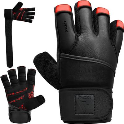 RDX - Sports Gym Glove Leather