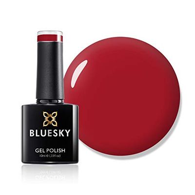 Bluesky UV LED-gel upplösbart nagellack – pillar box röd, 1-pack (1 x 10 ml)