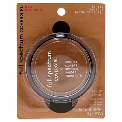 CoverGirl Sculpt Expert Bronzer - 100 Sunlight For Women 0.39 oz Bronzer