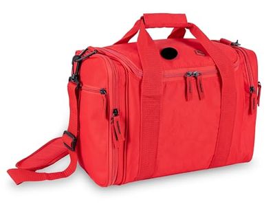 Elite Bags, Sac de premiers secours, JUMBLE’S, Multifonctionnel, 37x25x20cm, Grande capacité, Plusieurs compartiments, Compartiments variables, Poches extérieures, Sac d'urgence, Lavable, Rouge