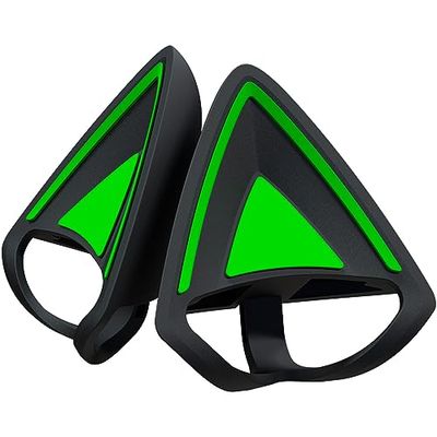 Razer Kitty Ears V2 - Universal Fit Clip-on Kitty Ears for Headsets (Clip-on Kitty Ears, Versatile, Adjustable Straps, 26g Lightweight Premium Silicone) Black