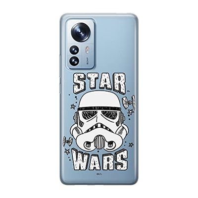 ERT GROUP etui na telefon Xiaomi 12 / 12X, case oryginalny i oficjalnie licencjonowany przez Star Wars, wzór Stormtrooper 013, optymalnie dopasowane, plecki z TPU częściowo przeźroczyste