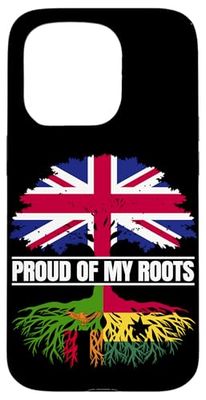 Zambia Ghana Mix Heritage Proud of my Roots Zambian Ghanaian Case for iPhone 15 Pro