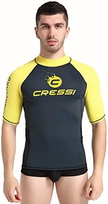 Cressi Hidro Men's Premium Rash Guard S.Seeves - Maillot de Protection Manches Courtes, en Tissu élastique spécial, Protection Solaire UV (UPF) 50+