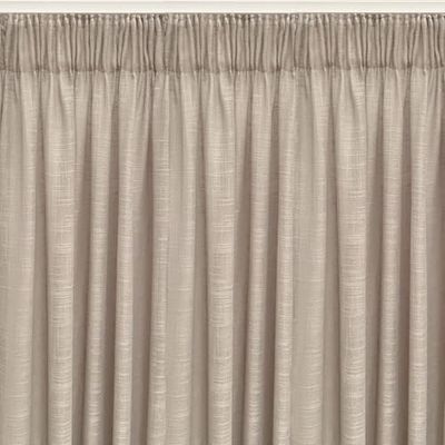 Alexandra House Living Curtain Rustik Natural Grey 400 x 270 x 1 cm Translucent
