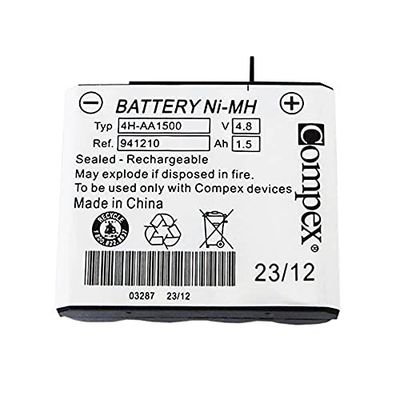 Compex 941210 Batteria Standard Ni-MH, 4H-AA 1500 a 4 cellule, colori assortiti