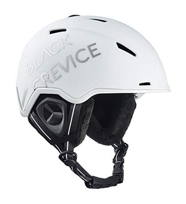 Black Crevice Skihelm Vail, mat wit/zilver, L (58-61 cm)