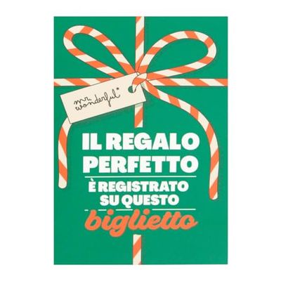Mr. Wonderful - Kaart met audio-berichten recorder - Het perfecte cadeau staat op deze kaart opgenomen - Kerstkaart