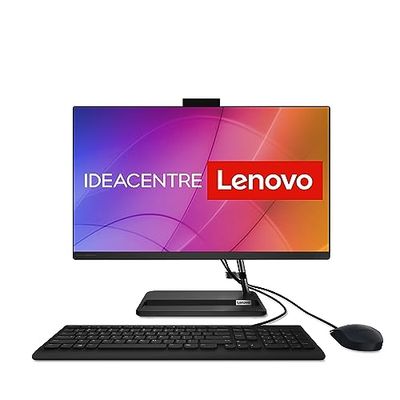 Lenovo IdeaCentre 3 All in One | 23,8 inch Full HD Display | AMD Ryzen 5 7530U | 16GB RAM | 1TB SSD | AMD Radeon Graphics | Win11 Home | QWERTZ | zwart | incl. toetsenbord & muis | 3 maanden Premium