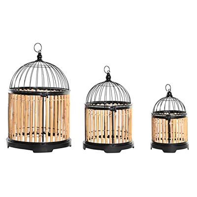 DKD Home Decor Jaula Decorativa, Metal, Estándar