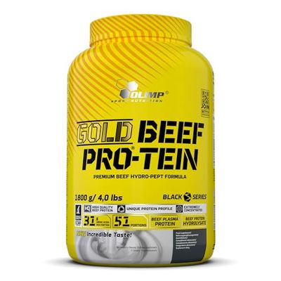 Olimp Labs Gold Beef Pro-Tein Powder, Strawberry Flavour, 1.8 kg