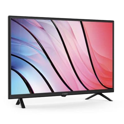STRONG – 80 cm (32 tum) HD-TV SRT32HF2003 – integrerad trippeltuner – 2 HDMI-portar (1 ARC), 1 USB-port, mini AV, antenn/satellitanslutning – svart