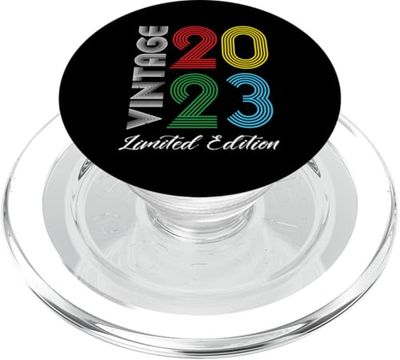 Edición limitada 2023 Cumpleaños 2023 Nacido 2023 Vintage PopSockets PopGrip para MagSafe