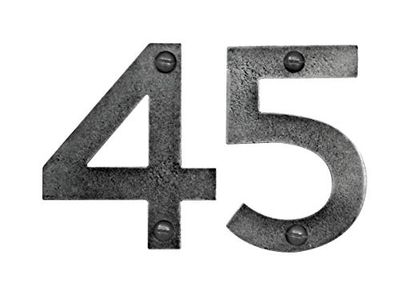 5 Pewter 75MM -3 High Door Number '5'"