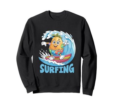 Patate Giocare Surf Surfer Surf Ocean Wave Sport acquatici Felpa