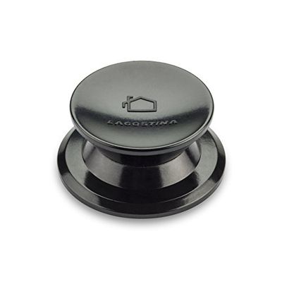 Philips Lighting Lagostina - Botão de substituição para tampa de panelas - feito de material plástico - cor preta misura 3 preto