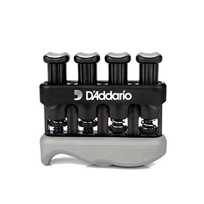 D'Addario Varigrip Hand Exerciser - Améliore la Dextérité et la Force des Doigts, des Mains et des Avant-bras - Outil d'exercice Musculaire de la Main Réglable