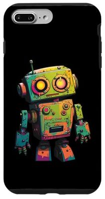 Robot fantascientifico colorato - vestito da palco carino e divertente Custodia per iPhone 7 Plus/8 Plus