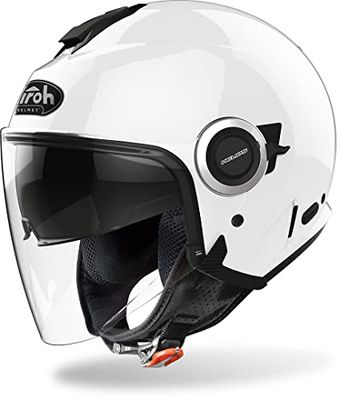 Airoh Helmet Helios Color White Gloss M, Crash Helmet, Helmets