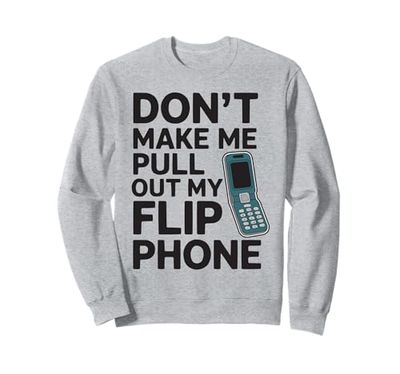 Classic Flip Phone Vintage Cellulare Cellulare Felpa