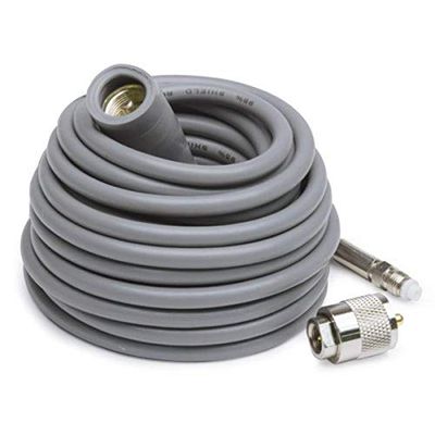K40 K4018FME 18' Super Mini-8 CB Antenne Kabel met Verwijderbare FME Connector
