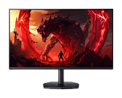 Acer Nitro KG272UGbmiipfx 27 inch Gaming Monitor - IPS Panel, 2560 x 1440, 120Hz, AdaptiveSync, 4ms, 250 nits, HDR Ready, 90% DCI-P3, DP 1.2, HDMI 2.0, Audio Out, 2x 2W Speakers