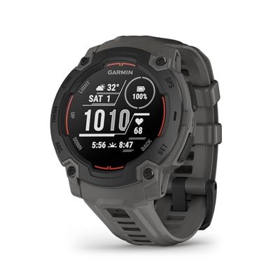 Garmin Instinct E, 45mm Smartwatch, Black/Charcoal