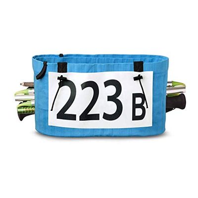 Sammie EVO - Cinturón de Running/Trail/competición, Unisex, Azul, FR: S (Talla del Fabricante: XS/S)