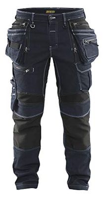 Blaklader 19901141 Pantalon artisanal extensible X1900, Marine/Noir, taille D116
